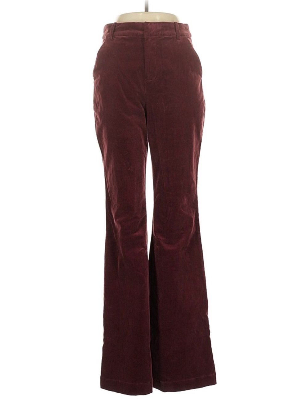 Ramy Brook Burgundy Corduroy Flare Trousers